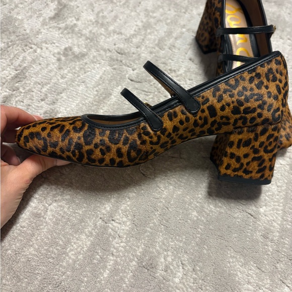 Sam Edelman Leopard Print Mary Jane Shoes - Picture 4 of 4